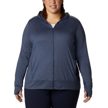 Columbia Place To Place II Full Zip Plus Size, Chamarras Azul Marino Para Mujer | 385740-FTY